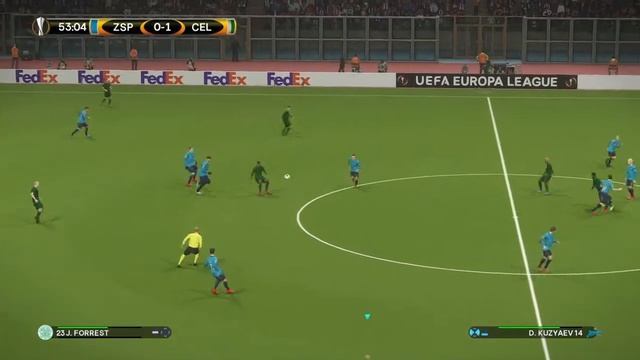 UEFA Europa League 22/02/2018 : Zénith Saint-Pétersbourg - Celtic Glasgow [1/16 Finale | Retour]