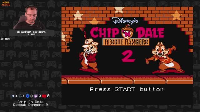 Chip 'n Dale Rescue Rangers 2 - играем на [ NES - 8-BIT ] (СТРИМ) смотреть онлайн