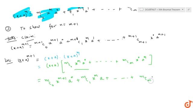 State & proof Binomial Theorem and Pascal triangle смотреть онлайн