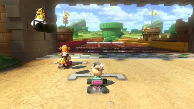 Mario Kart 8 DX (Online) | Baby Rosalina - Splat Buggy - Slick wheels - Hylian Kite смотреть онлайн