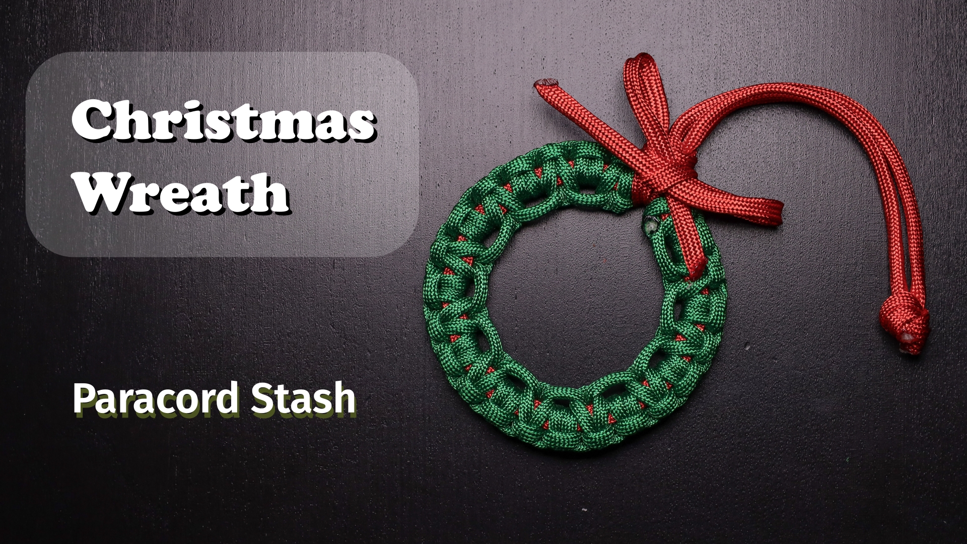 Рождественский Венок | Paracord Stash - браслеты из паракорда