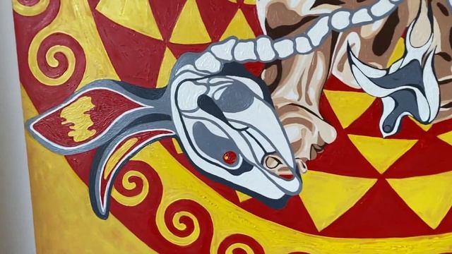 Картина маслом - ПУТЬ ОГНЕННОГО ЗАЙЦА смотреть онлайн