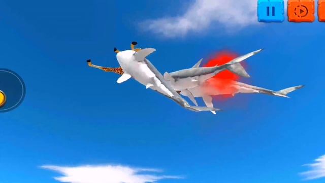 White Shark Attack Giraffes - Animal Revolt Battle Simulator смотреть онлайн