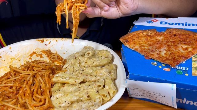 Thin crust margarita 🍕 red sauce spaghetti 🍝 white sauce penne pasta смотреть онлайн