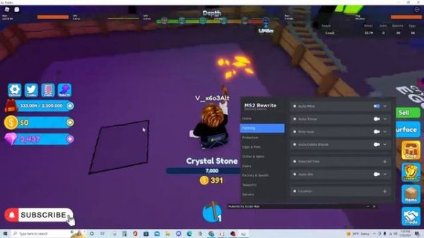 Mining Simulator Op Script Pastebin(Inf Pets,Gems)