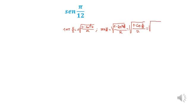 ¡¡CALCULAR!! .SENO DE pi/12 ¡Sin CALCULADORA! смотреть онлайн
