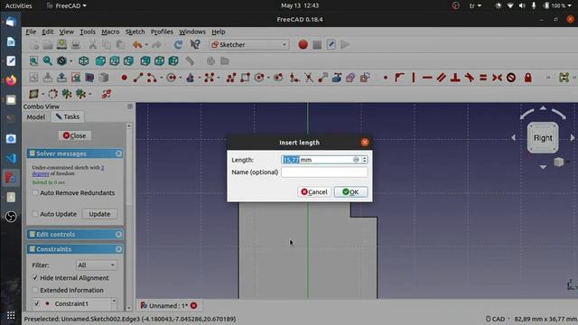 FreeCAD ile 3D Temel Nesne Çizimi Dersi #1 | Freecad Tutorial смотреть онлайн