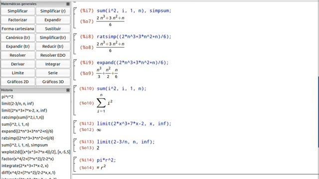 El cálculo y las matemáticas nunca fueron más sencillas con wxMaxima en Ubuntu. смотреть онлайн