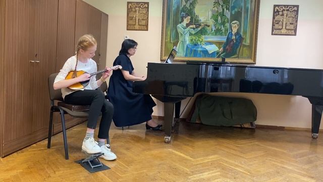 Курганкова Анастасия. Дж. Бречанелло. Соната #2, 1 часть. Русская народная песня "Вдоль да по речке смотреть онлайн