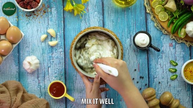 Tandoori Anda Paratha Roll (Tandoori Chicken Paratha Roll) Recipe by SooperChef смотреть онлайн