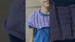 Джемпер бесшовный для мальчика. Техника втачного рукава