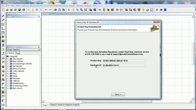 Viewing Your ProKitchen License Key and License Agreement смотреть онлайн