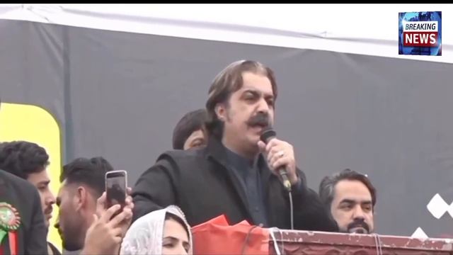 CM KP Ali Amin Gandapur Speech at PTI Peshawar Jalsa | 10 March смотреть онлайн
