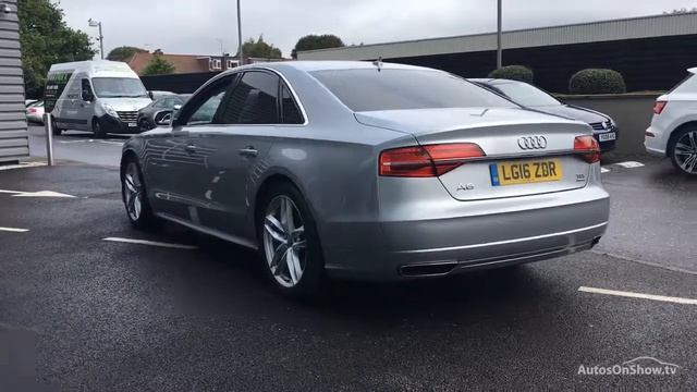 LG16ZDR AUDI A8 TDI QUATTRO SPORT SILVER 2016, West London Audi смотреть онлайн