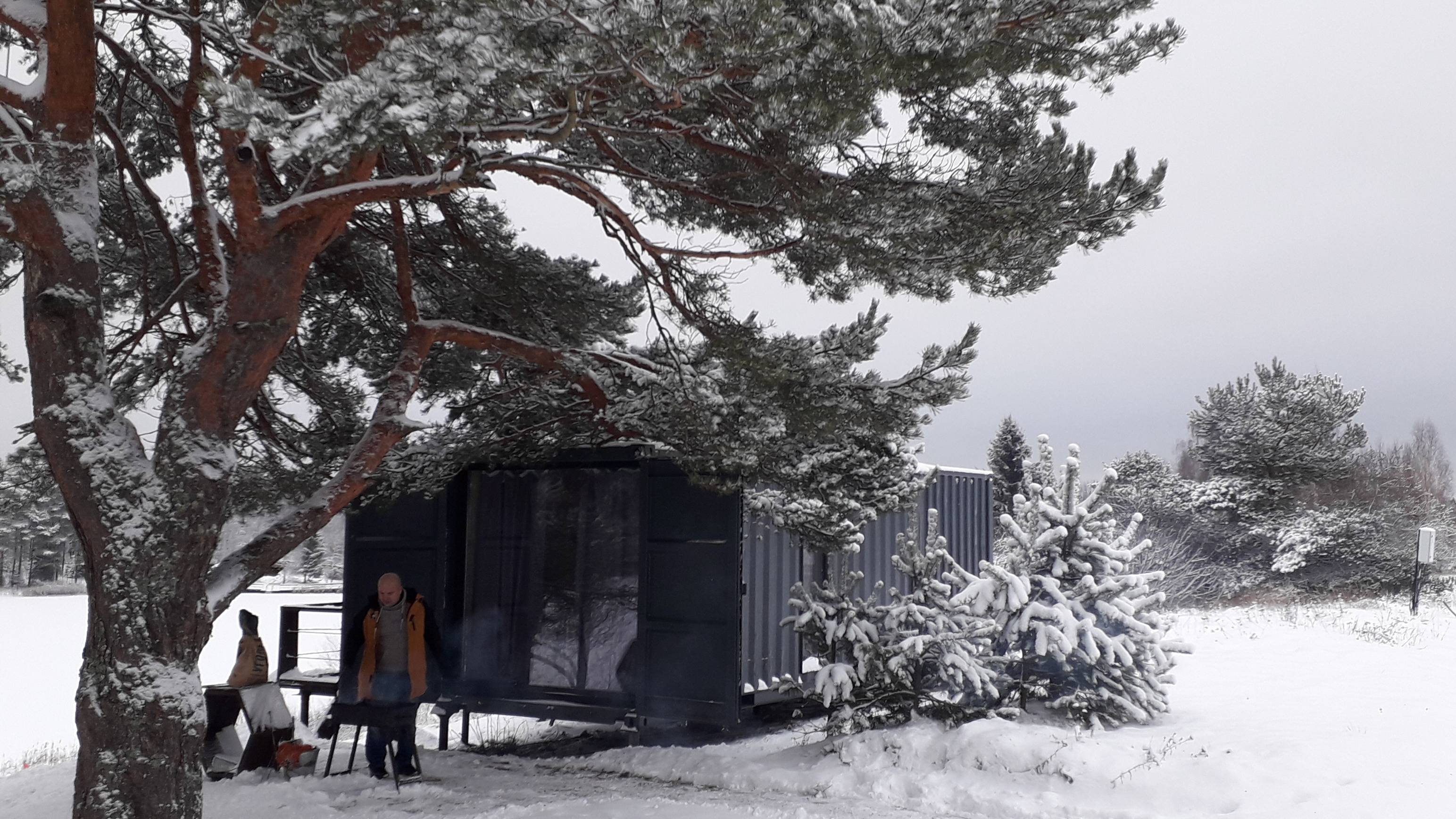 Куда поехать на Новый год с семьёй. Псков, озеро Зван, глэмпинг "Forrest Home". Снежная сказка. смотреть онлайн