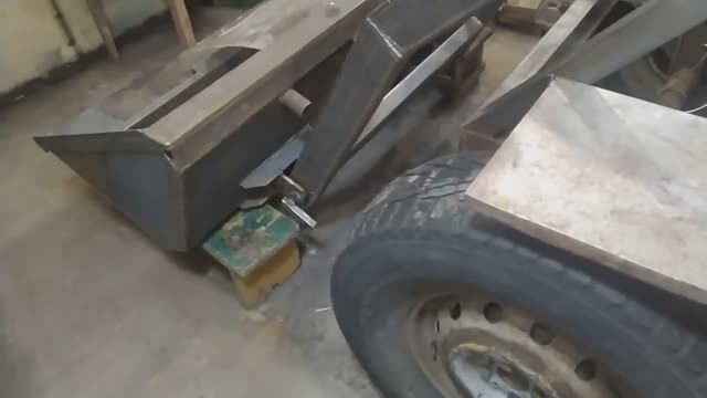 Изготовление мини погрузчика с двигателем от ваз 2106.