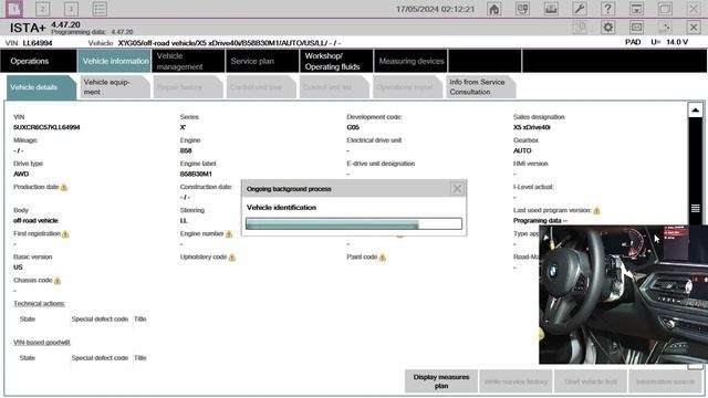 BMW BDC3 G Series Key Write Via Tool32