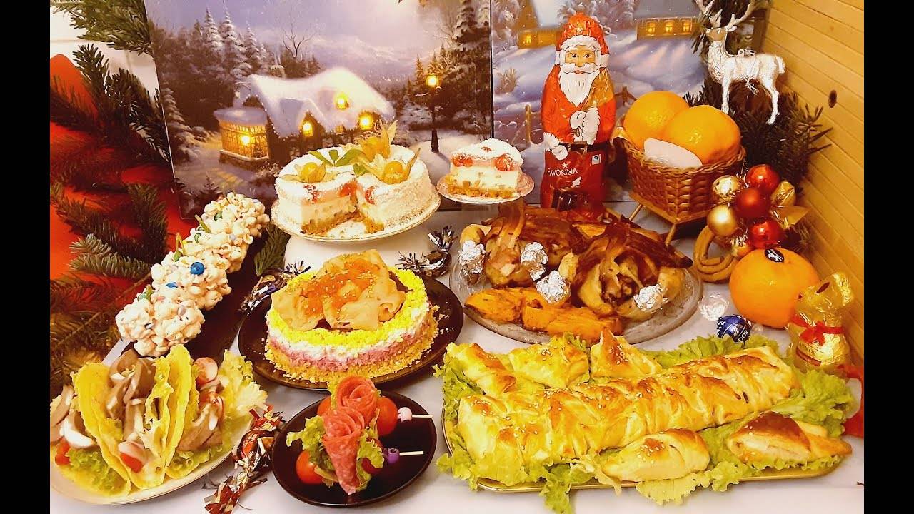 Меню на Новый Год 2025. Новогоднее, Праздничное меню. Новогодний 🎄❄ стол смотреть онлайн