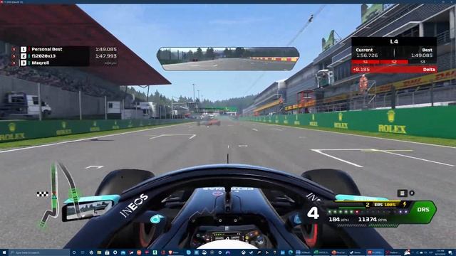 Mercedes F1 2020 at SPA смотреть онлайн