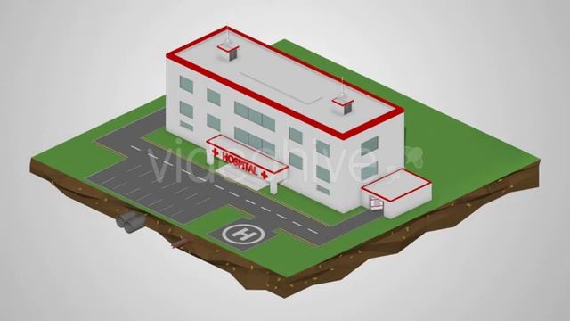 Isometric Hospital | Motion Graphics - Envato elements смотреть онлайн
