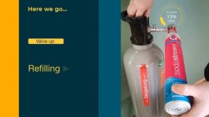 Refill sodastream quick connect CO2 cylinders by yourself.