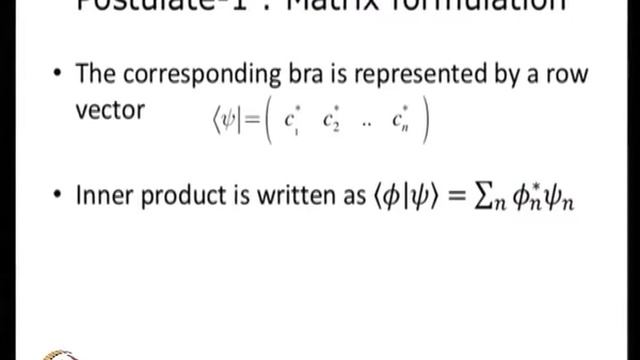 Lecture 2 : Postulates of Quantum Mechanics I смотреть онлайн
