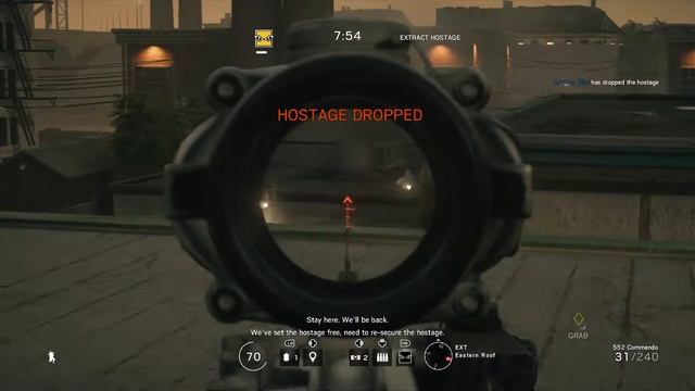 Rainbow Six Siege - (Extract Hostage, Realistic) Lone Wolf as IQ on Club House смотреть онлайн