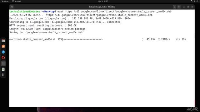 How to Install Google Chrome Browser on Ubuntu 23.04 After Install Luner Lobster 23.04 смотреть онлайн