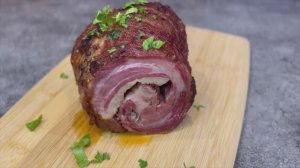 МЯСНОЙ РУЛЕТ В СУ-ВИД. Рулет из мяса дикого кабана. КБЖУ в описании
