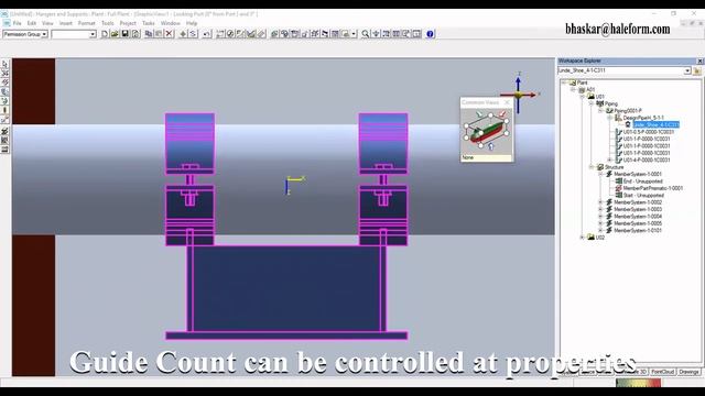 Hangers and Support Customization Capability | Smart 3D смотреть онлайн