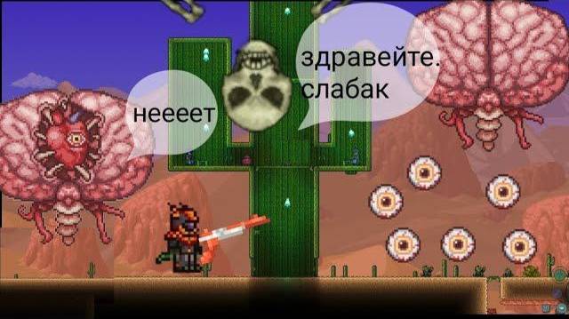 4 СЕРИЯ! ДОМ В КАКТУСЕ И СКЕЛЕТРОНСКАЯ ТВАРЬ! ТЕРРАРИЯ ЗА МАГА ЭКСПЕРТА!