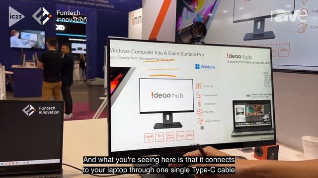 InfoComm 2023 | Ideao Hub 24” Touch Display| FunTech Innovation смотреть онлайн