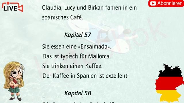 Deutsch Lernen Mit Geschichten || Claudia, Mallorca Deutsche Geschichte - German Story A1-A2-B1