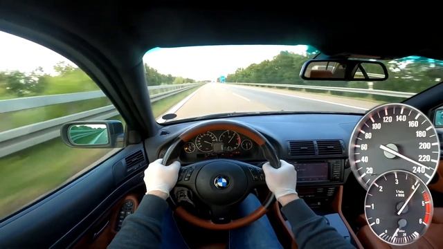 Legendary M57 BMW E39 530d Individual - TOP Speed No Limit Autobahn Germany