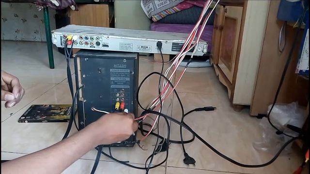 How to connect 5.1 home theater to dvd cinema hall effect ,5.1 speaker kaise connect kare смотреть онлайн