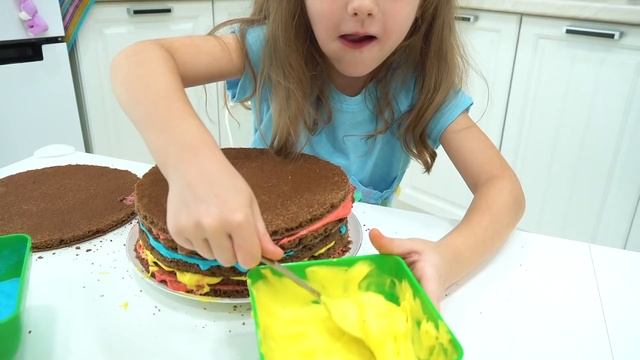 Kids Pretend Play Toys Celebrate Mom's Birthday Day