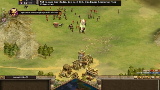 Прохождение Rise of Nations. Завоевание мира (Германия). Часть 2-3 - Голландия (Расселение) смотреть онлайн
