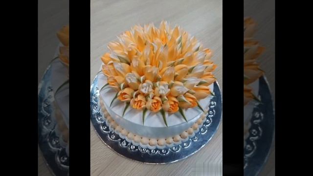 Fresh Cream Cake🍰 #tiramisu #cakedecorating #cakedesign #cake #dessert смотреть онлайн
