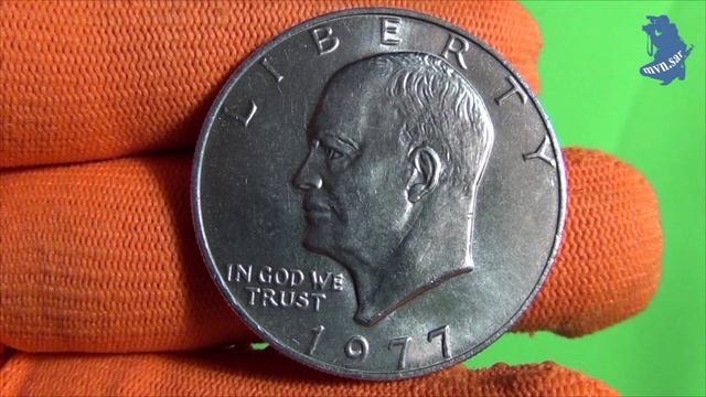 50 центов 1977 года . США Kennedy Half Dollar. Без отметки монетного двора .Регулярный выпуск. #546 смотреть онлайн