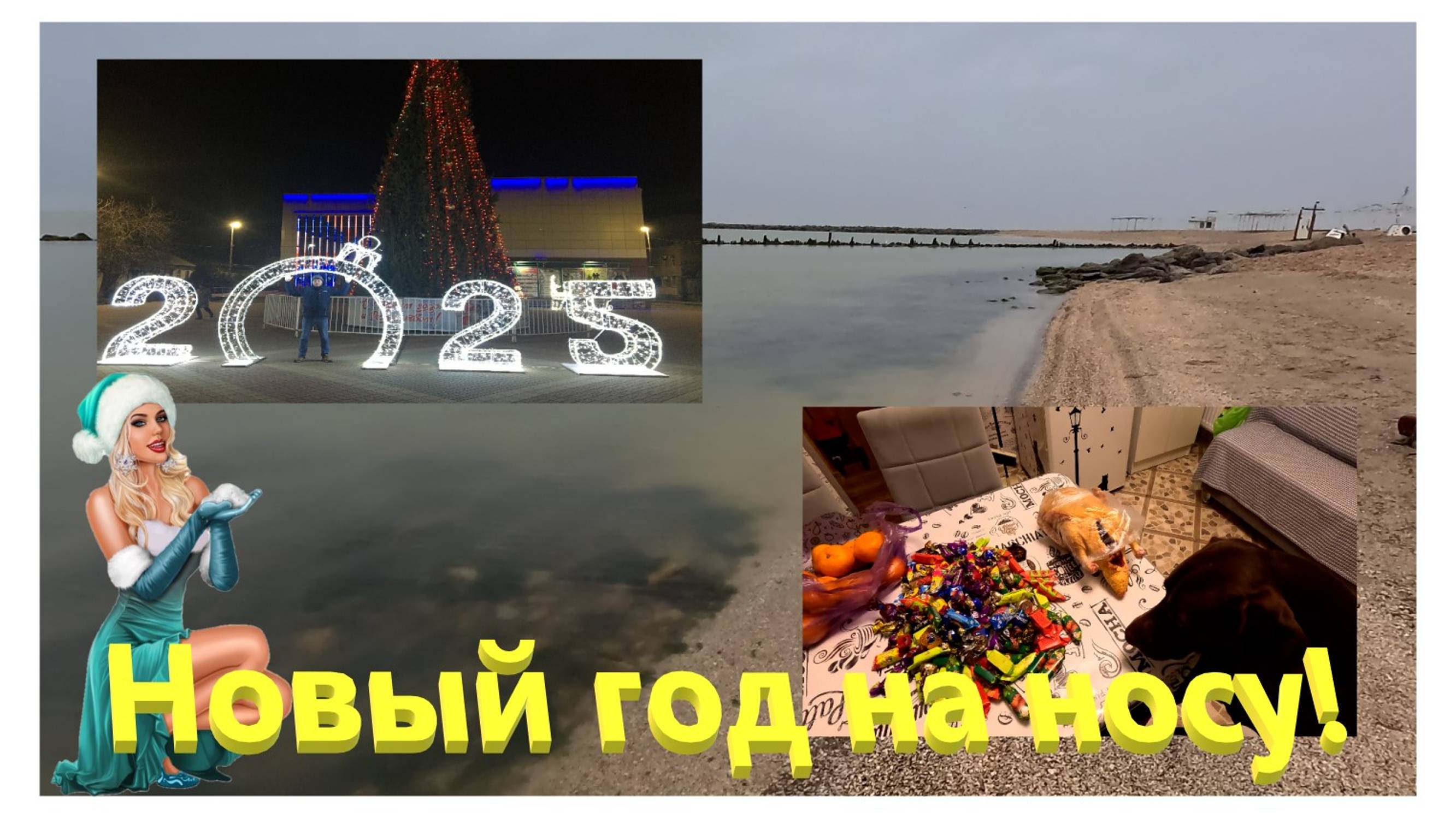 Море, ёлка и новогодняя утка. Ейск. смотреть онлайн