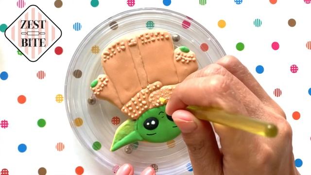 Baby Yoda Cookies Decorating & BB8 #zestbite #cookiedecorating #mandalorian #grogu #babyyoda смотреть онлайн