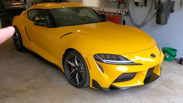 2020 Yellow Toyota Supra, our new project car reveal! So many upgrades in near future смотреть онлайн