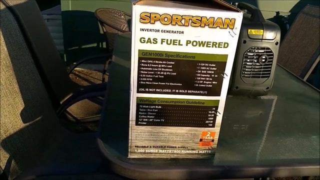 Sportsman GEN 1000i Generator (1000 / 800 Watt) смотреть онлайн