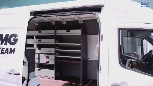 Автопарк сервисных машин ГЦ Техно XCMG #гцтехно #xcmg #automobile со стеллажами PROFIvan #profivan