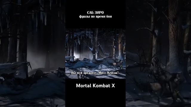 Саб Зиро - Фразы во время боя ну русском #subzero #scorpion #сабзиро #скорпион #mortalkombat смотреть онлайн
