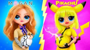 МЕГАН и Пикачу станут мамами! 30 идей для кукол ЛОЛ