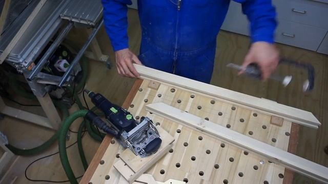 Фрезерование на ус Festool Domino