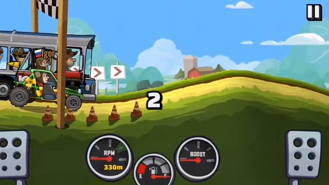 Hill Climb Racing 2 цель: обогнать всех! смотреть онлайн