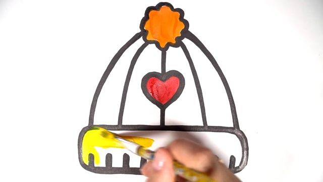Cap coloring and drawing for kids, toddlers Познавайка ТВ смотреть онлайн
