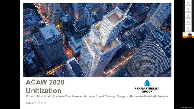Evolving Cladding Strategies & Unitization - ACAWorkshop 2020 смотреть онлайн